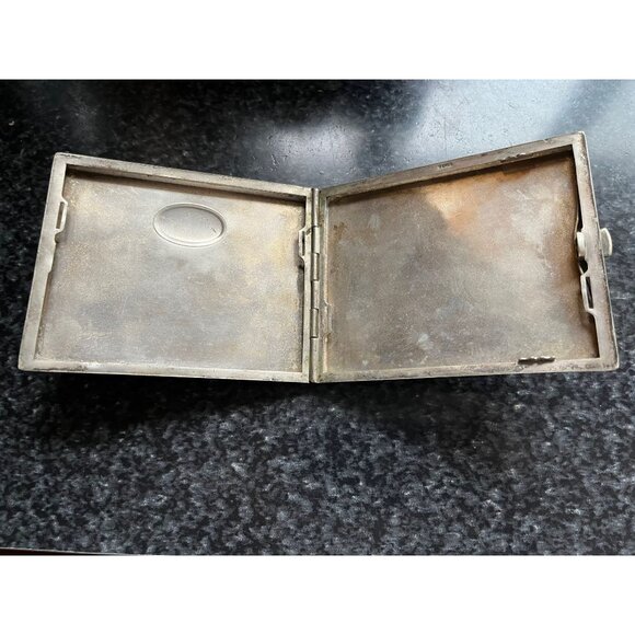 Vtg 1973 Handmade In Tlaquepaque Mexico Metal Cigarette Case One Of A Kind Beaut - Picture 2 of 8